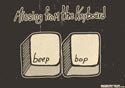 Missing from the keyboard