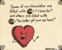 Heart Box Chocolate Filling