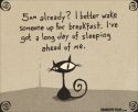 Cat Breakfast
