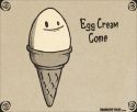 Egg Cream Cone