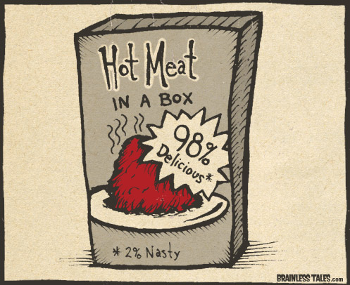 Hot Meat in a box