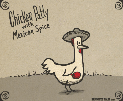 Chicken Patty with Mexican Spice
