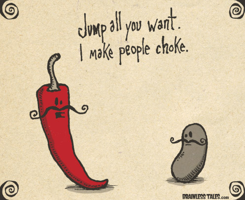 Hot Pepper and Jumping Bean