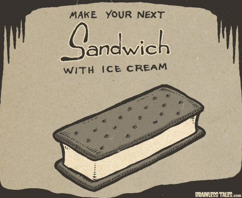 Make Your Next Sandwich with Ice Cream