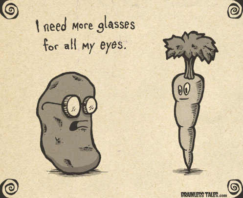 Potato Glasses
