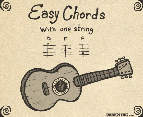 Easy Chords with One String