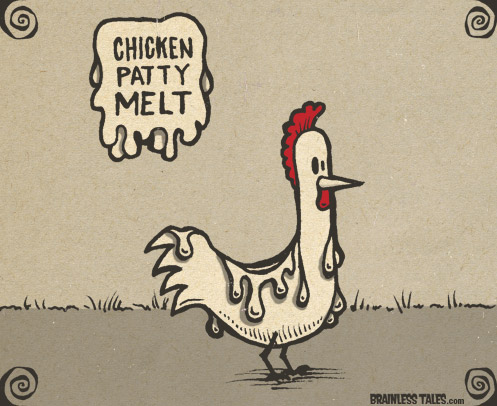 Chicken Patty Melt