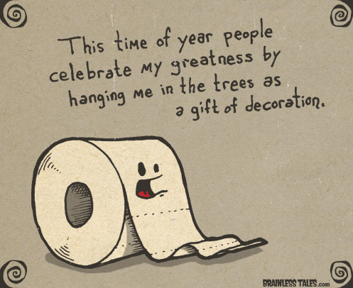 Toilet Paper Decoration