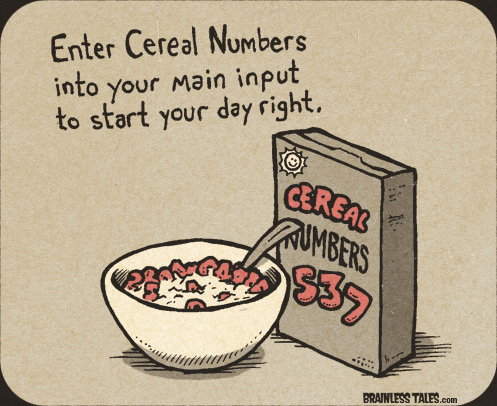 Cereal Numbers