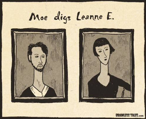 Moe digs Leanne E.