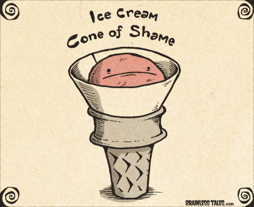 Ice Cream Cone of Shame