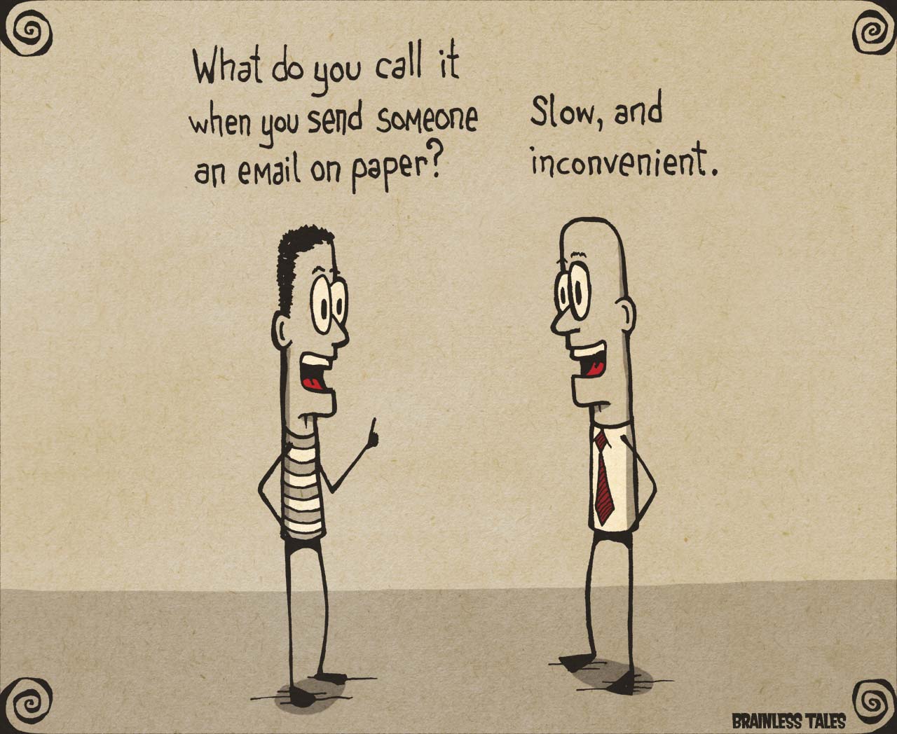 Email on Paper
