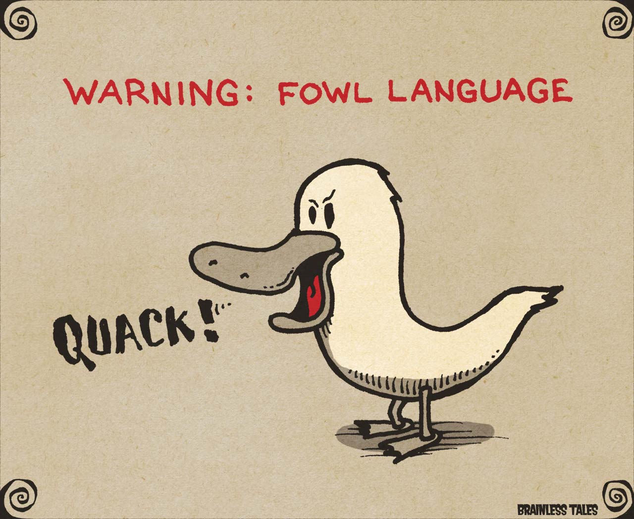 Warning: Fowl Language